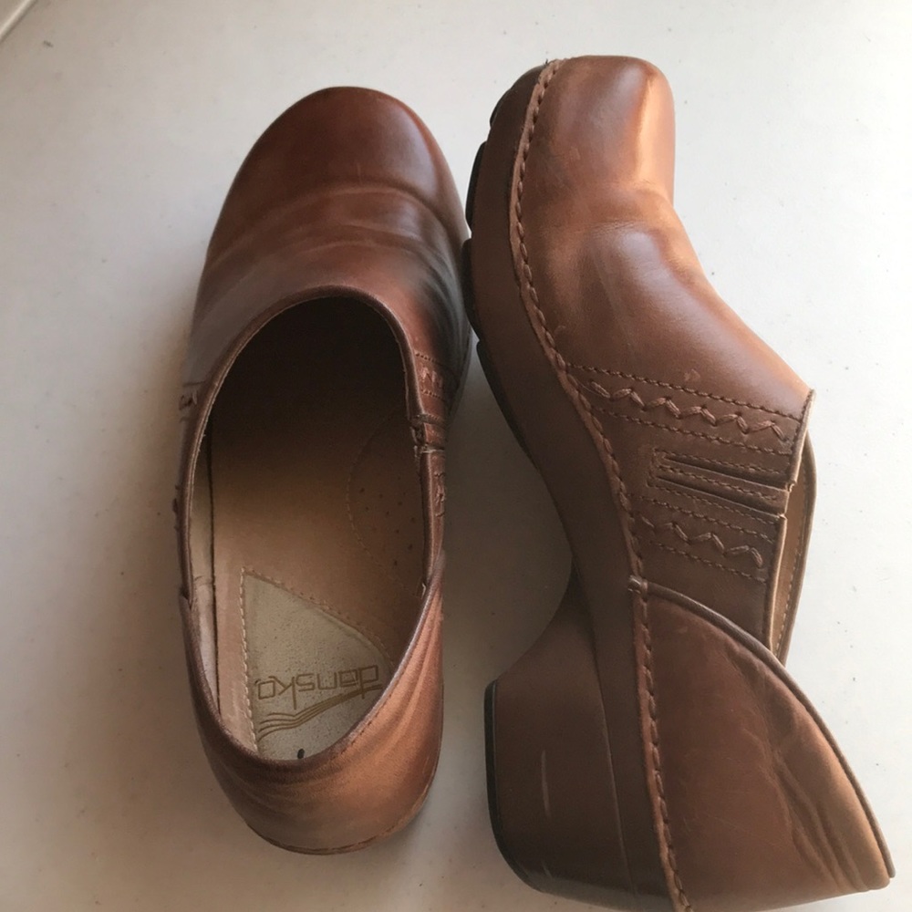 Dansko brown clog